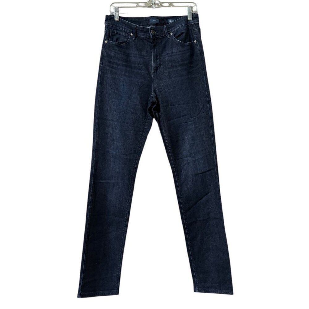 J. Jill Denim Jeans High Rise Straight Leg Stretch Dark Wash Women’s Size 8T